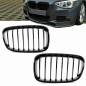 Preview: Set Performance Kühlergrill für BMW 1er F20 F21 Bj 11-15 passend Schwarz Glanz