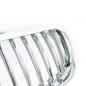 Preview: Kühlergrill / Sportgrill chrom für BMW 3er E46 Limo, Touring,Compact 98-01