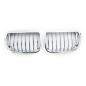 Preview: Kühlergrill / Sportgrill chrom für BMW 3er E46 Limo, Touring,Compact 98-01