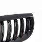 Preview: Kühlergrill / Sportgrill für BMW X3 E83 03-06 schwarz glanz