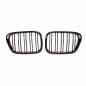 Preview: Grill Kühlergrill Doppelsteg für BMW 5er E39 passend Schwarz Hochglanz + M M5