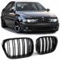 Preview: Grill Kühlergrill Doppelsteg für BMW 5er E39 passend Schwarz Hochglanz + M M5
