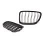 Preview: Doppelsteg Kühlergrill Grill Schwarz glänzend für BMW X1 E84 ab 09-15 auch M
