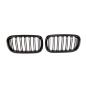 Preview: Kühlergrill Frontgrill für BMW X5 F15 / X6 F16 13-17 Doppelsteg Schwarz Glanz