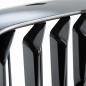 Preview: Sportgrill Kühlergrill kompatibel mit BMW 5er G30 / G31 20-23 glanz schwarz