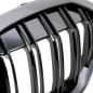 Preview: Sport Doppelsteg Kühlergrill hochglanz schwarz lackiert für alle BMW 1er F40