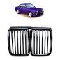 Preview: Satz Sport Kühlergrill für BMW 3er E30 passend in hochglanz Schwarz alle Modelle