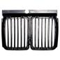 Preview: Satz Sport Kühlergrill für BMW 3er E30 passend in hochglanz Schwarz alle Modelle