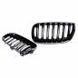 Preview: Sportgrill Kühlergrill kompatibel mit BMW X3 F83 03-06 Hochglanz schwarz