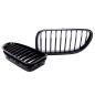 Preview: Set Kühlergrill für BMW 6er F12 F13 passend Schwarz Matt auch M M6