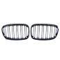 Preview: Sportgrill Kühlergrill Doppelsteg für BMW 1er F20 / F21 11-15 glanz schwarz