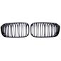 Preview: Sportgrill Kühlergrill Doppelsteg für BMW 1er F20 / F21 15-19 glanz schwarz