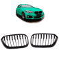 Preview: Sportgrill Kühlergrill für BMW 1er F20 / F21 15-19 Hochglanz schwarz