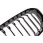 Preview: Sportgrill Kühlergrill für BMW 1er F20 / F21 15-19 Hochglanz schwarz