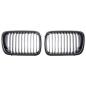 Preview: Sportgrill Kühlergrill Single für BMW 3er E36 96-00 schwarz/Matt