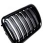 Preview: Sportgrill Kühlergrill Doppelsteg für BMW 3er E36  96-00 Hochglanz schwarz