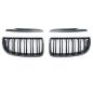 Preview: Sportgrill Kühlergrill Doppelsteg für BMW 3er E90 / E91 05-08 Hochglanz schwarz