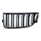 Preview: Sportgrill Kühlergrill Doppelsteg für BMW 3er E90 / E91 05-08 Hochglanz schwarz