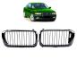 Preview: Sportgrill Kühlergrill Single für BMW 7er E38 94-99 Hochglanz schwarz