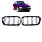 Preview: Sportgrill Kühlergrill Single für BMW 7er E38 94-01 Hochglanz schwarz
