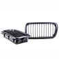 Preview: Sportgrill Kühlergrill Single für BMW 7er E38 94-01 Hochglanz schwarz