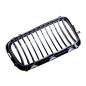 Preview: Sportgrill Kühlergrill Single für BMW 7er E38 94-01 Hochglanz schwarz