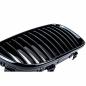 Preview: Sportgrill Kühlergrill Single für BMW 1er E81 E82 E87 E88 07-12  schwarz Matt
