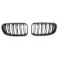 Preview: Sportgrill Kühlergrill Doppelsteg für BMW 3er E92 / E93 10-13 Hochglanz schwarz