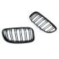Preview: Sportgrill Kühlergrill Doppelsteg für BMW 3er E92 / E93 10-13 Hochglanz schwarz