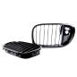 Preview: Sportgrill Kühlergrill für BMW 7er F01/F02/F03/F04 12-16 glanz schwarz + Kamera