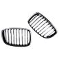 Preview: Sportgrill Kühlergrill Single für BMW 5er Gran Turismo F07  13-17 Hochglanz schwarz