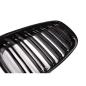 Preview: Doppelsteg Kühlergrill Schwarz GLANZ Performance passt für BMW 5er F07 GT 08-17