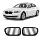 Preview: Sportgrill Kühlergrill für BMW 5er F10 / F11 09-16 Hochglanz schwarz