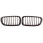 Preview: Sportgrill Kühlergrill für BMW 5er F10 / F11 09-16 Hochglanz schwarz