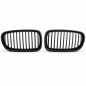 Preview: Sportgrill Kühlergrill für BMW 5er F10 / F11 09-16 Hochglanz schwarz