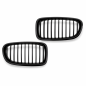 Preview: Sportgrill Kühlergrill für BMW 5er F10 / F11 09-16 Hochglanz schwarz
