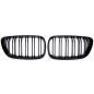 Preview: Kühlergrill SET Schwarz Matt Doppelsteg passt für BMW 2er F22 F23 235 240 M2