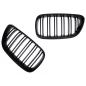 Preview: Kühlergrill SET Schwarz Matt Doppelsteg passt für BMW 2er F22 F23 235 240 M2