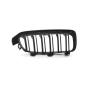 Preview: Kühlergrill Sport-Performance Doppelsteg hochglanz Schwarz passt für BMW F30 F31