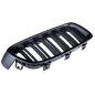 Preview: KÜHLERGRILL GRILL DOPPELSTEG FÜR BMW 3ER F30 F31 AB 11-19 SCHWARZ MATT