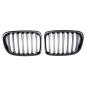 Preview: Sportgrill Kühlergrill kompatibel mit BMW X1 E84 09-15 glanz schwarz