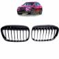 Preview: Sportgrill Kühlergrill Single kompatibel mit BMW X1 F48 14-19 schwarz glanz
