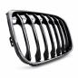 Preview: Sportgrill Kühlergrill Single kompatibel mit BMW X1 F48 14-19 schwarz glanz