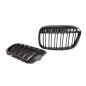 Preview: Sportgrill Kühlergrill kompatibel mit BMW X1 F48 14-19 Hochglanz schwarz