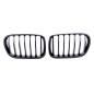 Preview: Kühlergrill / Sportgrill Single schwarz matt für BMW X3 F25 10-14