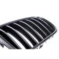Preview: Kühlergrill / Sportgrill Single schwarz matt für BMW X3 F25 10-14