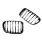 Preview: Kühlergrill / Sportgrill Schwarz glanz für BMW X3 F25 10-14