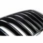 Preview: Kühlergrill / Sportgrill Schwarz glanz für BMW X3 F25 10-14