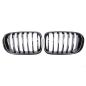 Preview: Kühlergrill / Sportgrill Single schwarz glanz für BMW X3 F25 X4 F26 14-17
