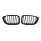 Preview: Kühlergrill / Sportgrill schwarz glanz für BMW X3 F25 X4 F26 14-17